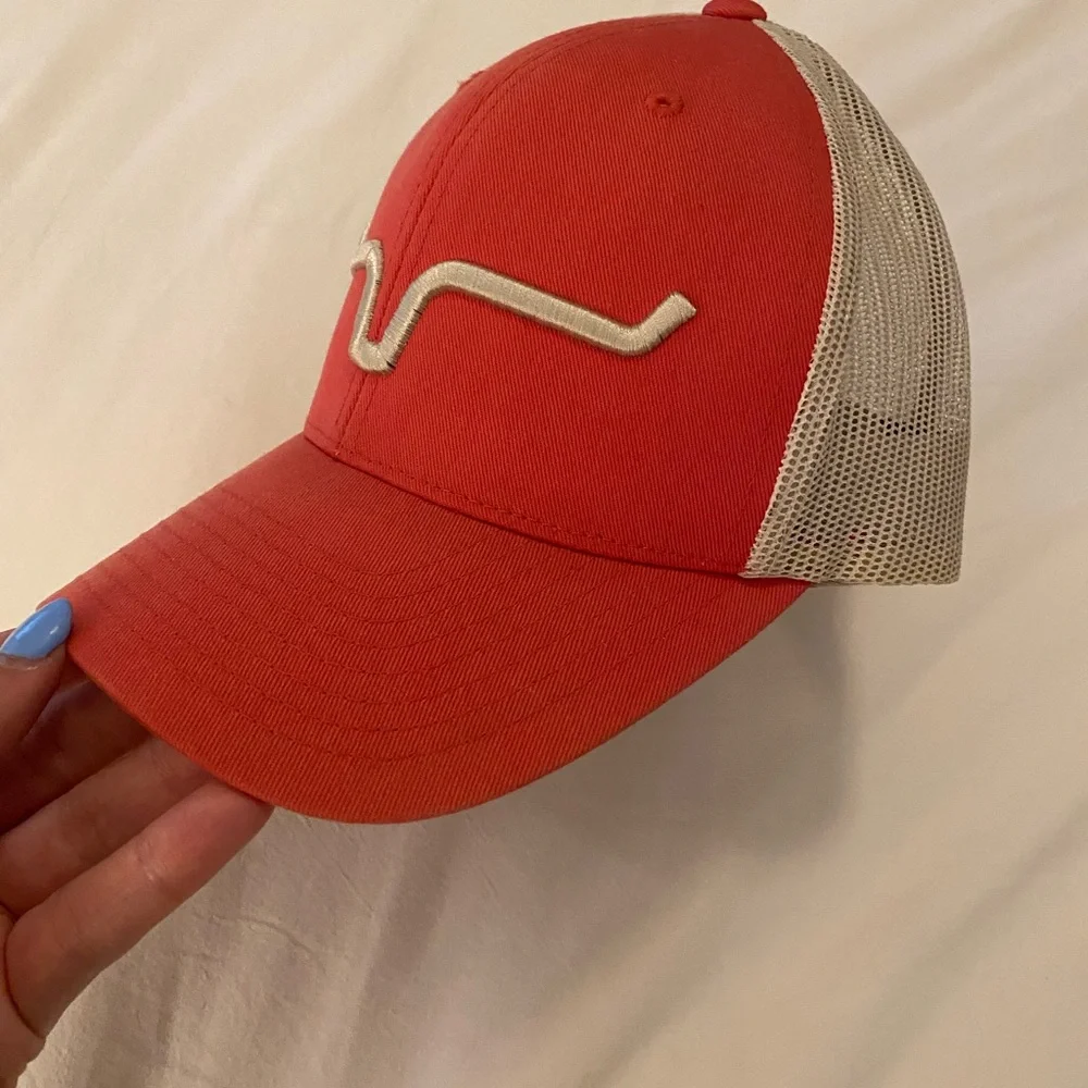 Kimes Ranch Red and Tan Mesh Trucker Hat